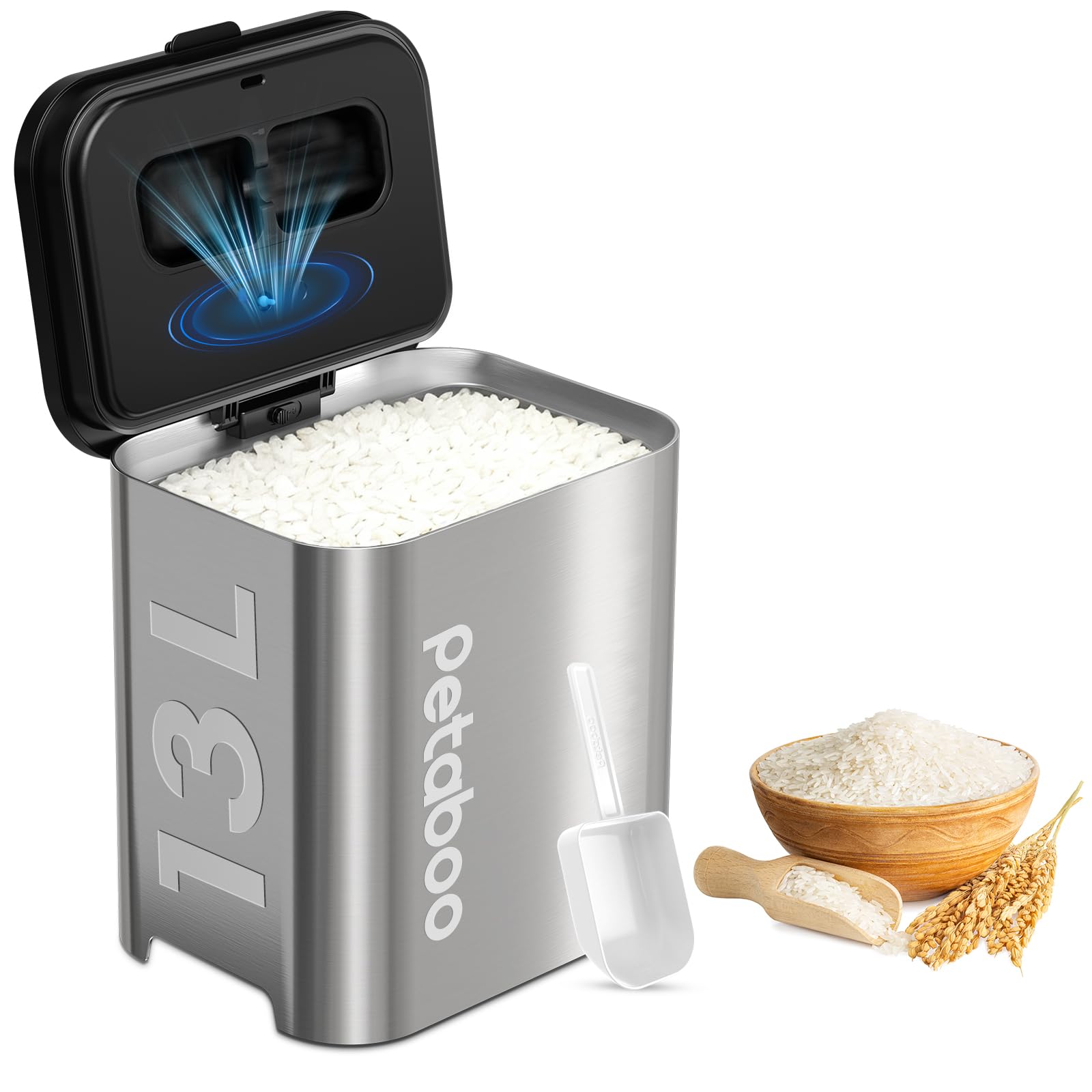 Amazon｜真空保存容器 自動真空 Petaboo【-15kPa自動真空で鮮度キープ